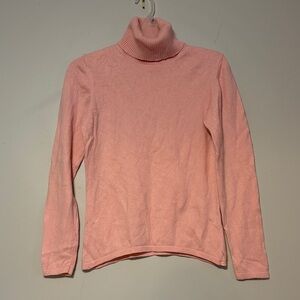 CH Classics Pink Turtleneck Sweater 100% cashmere, dry clean only sz. M